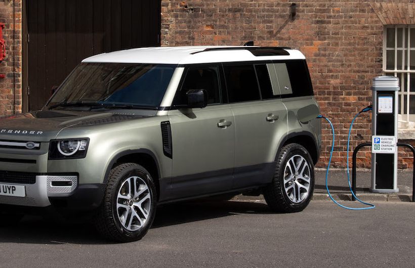 Land Rover Defender PHEV charging